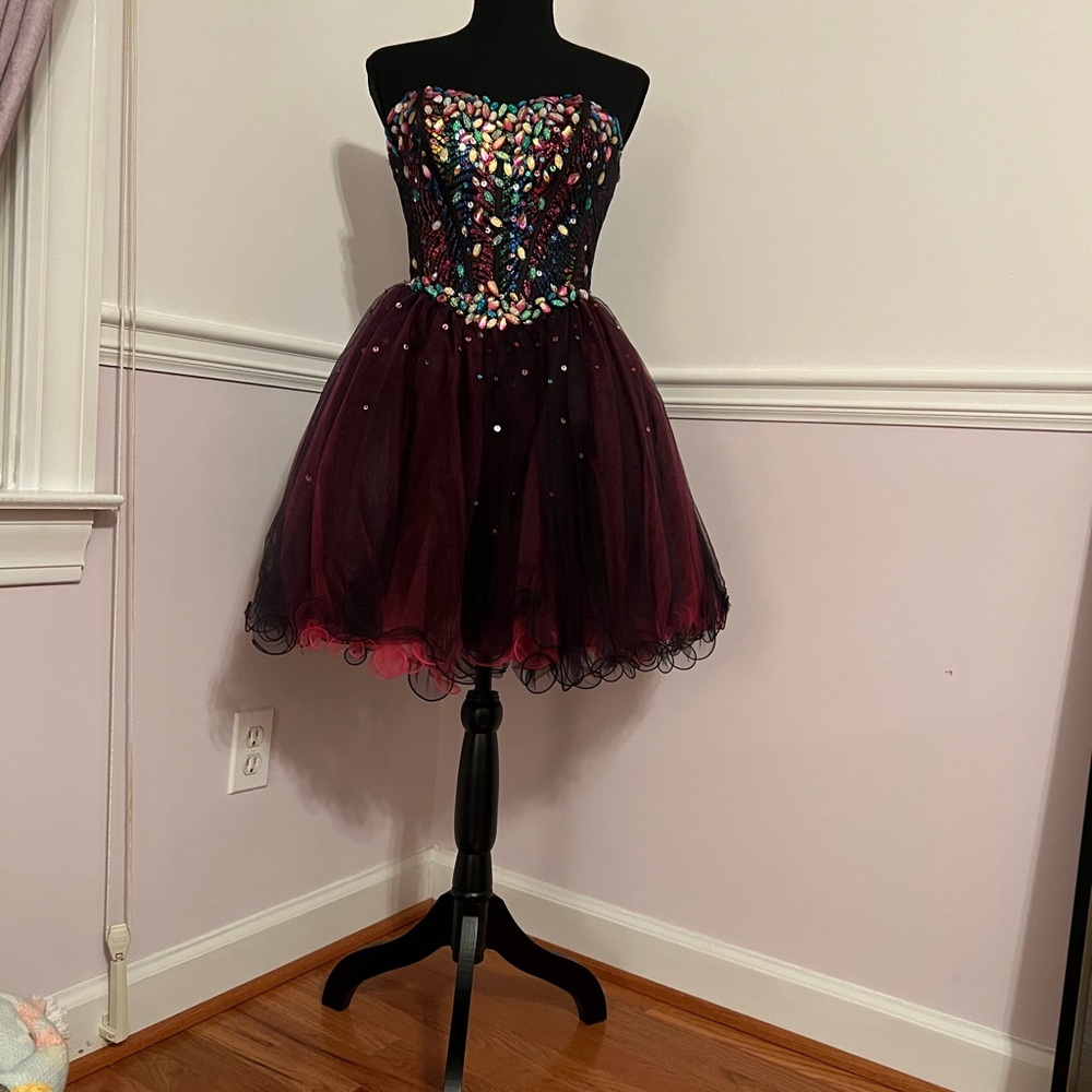 Blush Prom by Alexia Jeweled Fit and Flare Cocktail Dress